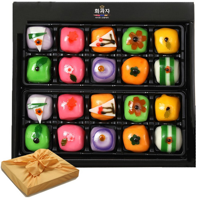 엠케이크 아이원 화과자 20구 선물세트 [냉매포장 별도구매상품], 1.1kg, 1개