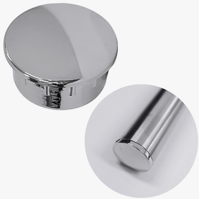 샤워부스 픽싱바 파이프 캡 부속, 1개