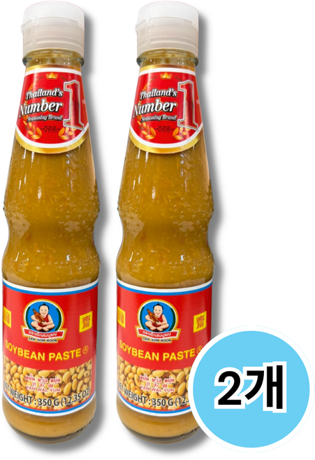 태국 조미된장 소스 따오찌오, 2개, 350g