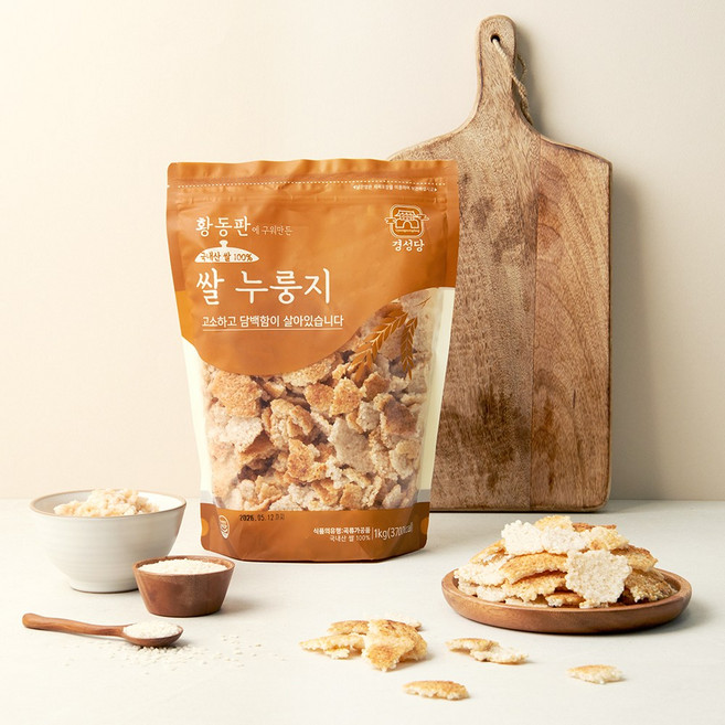 국내산100% 경성당 황동판 쌀누룽지, 1kg, 1개, 1개
