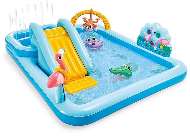 인텍스 풀장 244 x 198 x 71cm 정글 어드벤처 플레이센터 57161, B07FB5JR78, 상세페이지 참조, 1개