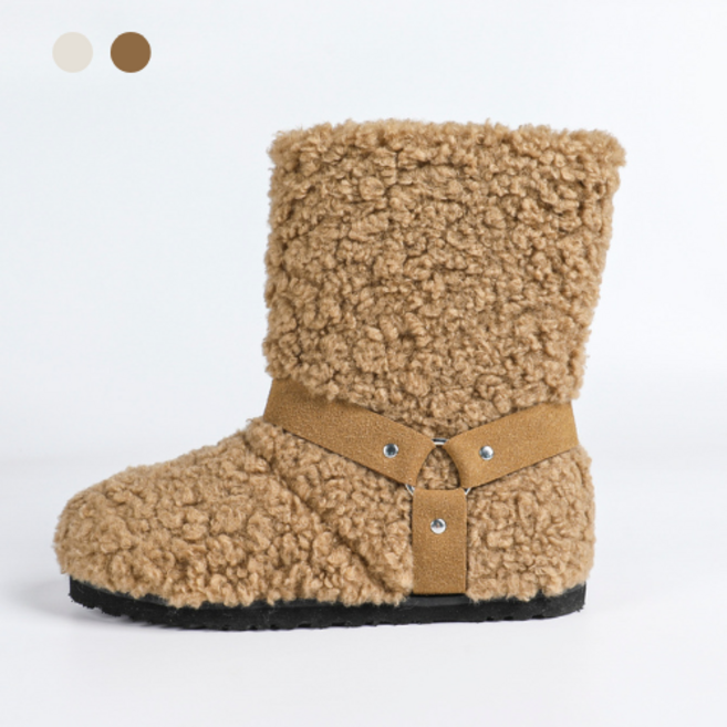 페조 여성 양털 부츠 미들부츠 겨울 방한화 PZBTFR-9916