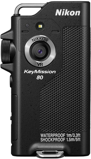 Nikon 방수 웨어러블 카메라 KeyMission 80 BK 블랙