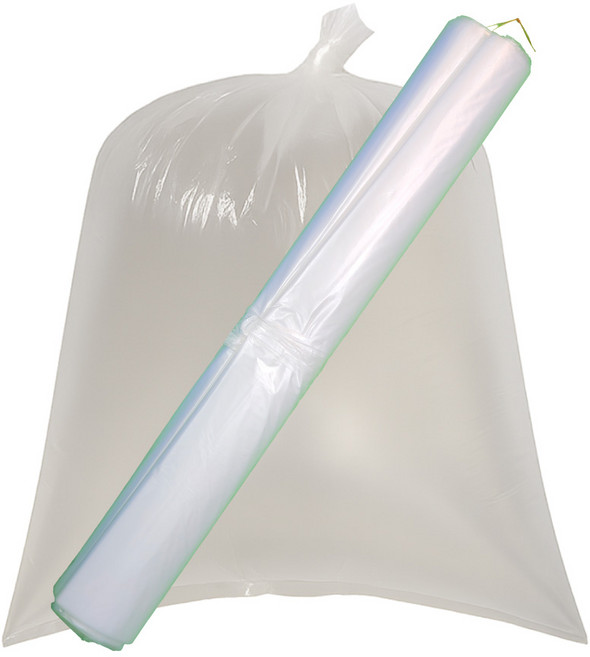평판 쓰레기 봉투 63x82 두꺼운 재활용 비닐 봉지 비닐앤팩 투명, 200개, 60L