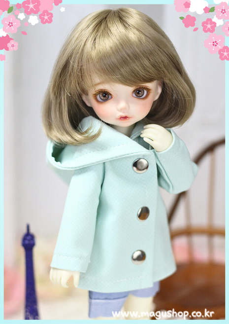 파올라레이나옷 32cm( 연민트 후드점퍼 )USD/ 도리스돌/ 구체관절인형/ 인형옷, 파올라레이나 32cm, 1개