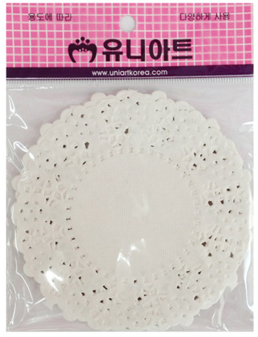 유니아트 1000 종이레이스 소 11cm, 2개