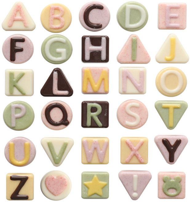 엠케이크 메이드초콜릿 알파벳 초콜릿 만들기 세트, 240g, 1세트