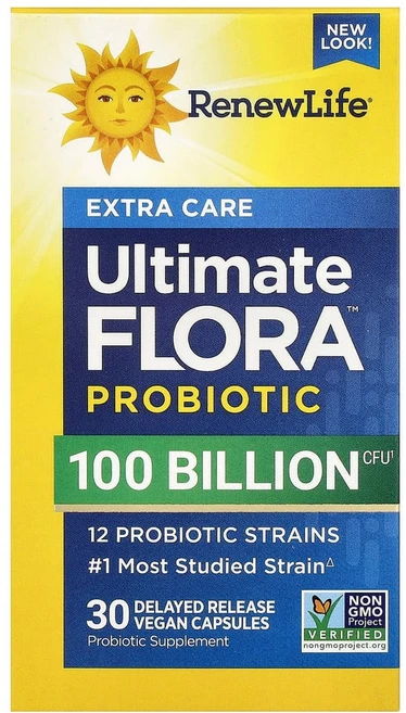 리뉴라이프 Ultimate Flora 프로바이오틱 활성 배양균 1000억 30정, REN12103, 1개 - 쿠팡