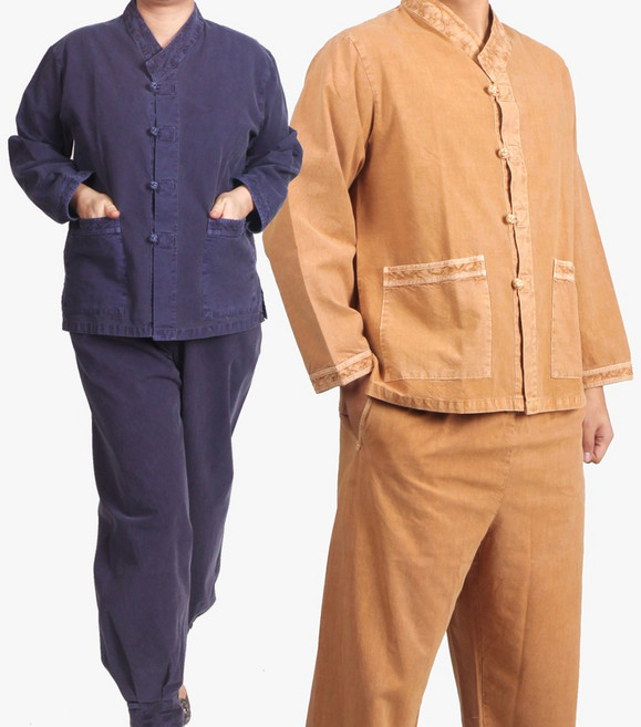 매듭우리옷 MC208_면20수 브이넥 저고리+바지 생활한복(개량한복)