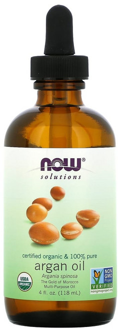 나우푸드 Solutions 인증 & 100% 퓨어 아르간오일 118ml(4fl oz), 1개, 118ml, NOW07736