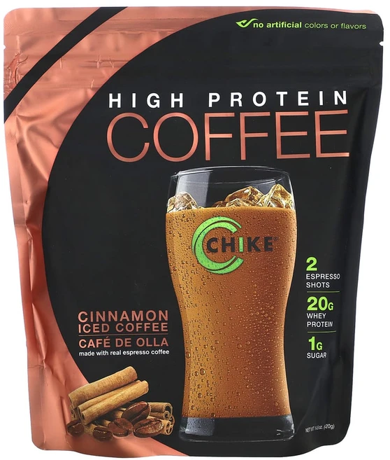 아이허브 하이 프로틴 아이스 커피 시나몬 420g(14.8oz), 1개, 420g - 쿠팡