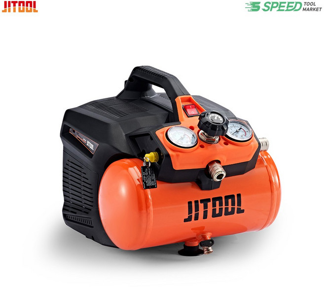 제일타카 초저소음 오일리스 컴프레서 2마력 6리터 15kg 가정용 컴프레샤 JQS206, 1개