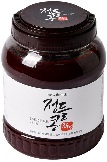 정들콩 전통 재래 집 고추장 3Kg 추천 판매, 1개