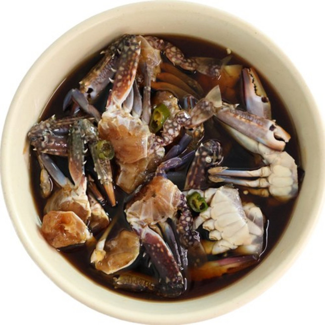 국내제조 비린맛 없는 절단 돌산 간장 꽃게장, 1개