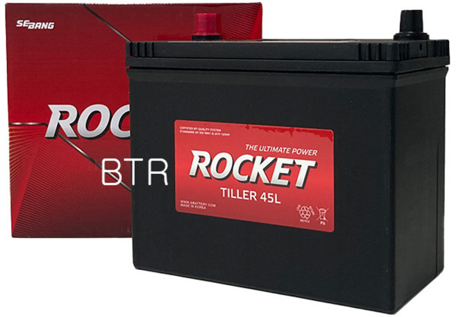 로케트 TILLER45L 농기계전용 SS기 경운기배터리, 공구X+반납, 1개