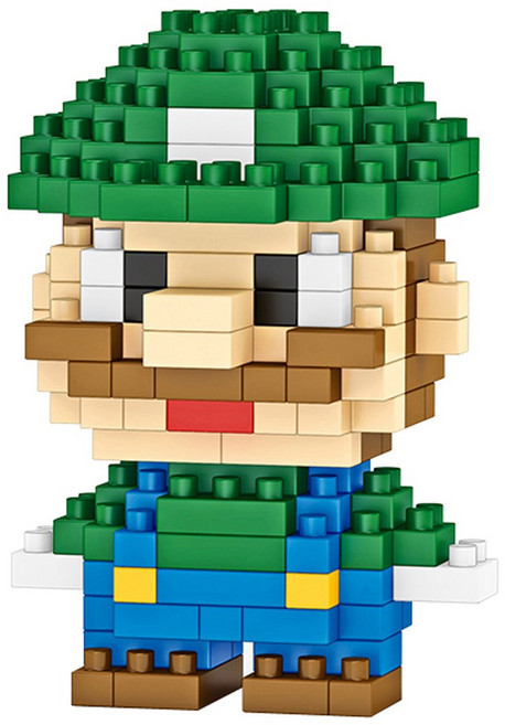 [알꿀밤-나노블럭-수리공] B미니 녹색 수리공