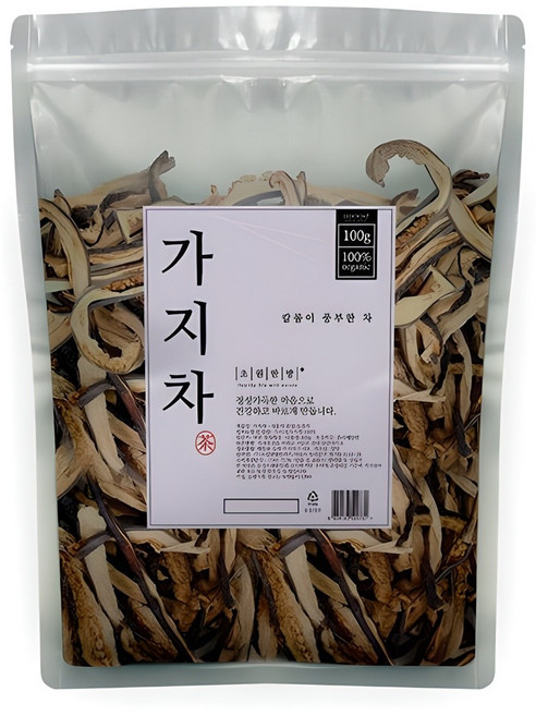 국산 가지차 100g 볶은가지, 1개