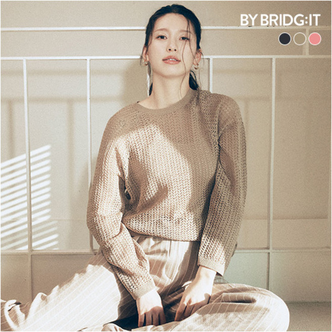 [바이브리짓] (런칭가 69 900원) 26SS 크로셰 풀오버+슬리브리스 6종