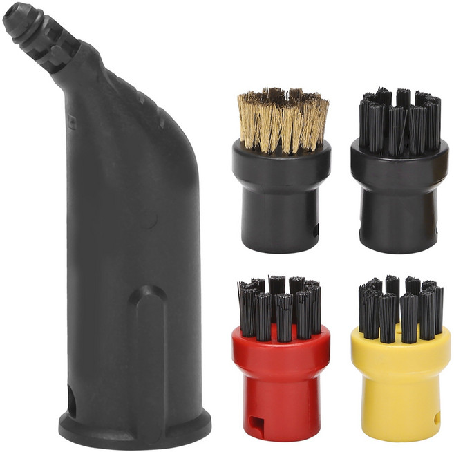 Karcher SC1/SC2/SC3/SC4/SC5 스팀 클리너 슬릿 스크랩 브러시 용 증기 청정 노즐 슬릿 브러시 스프링클러 노즐 헤드, 검은색