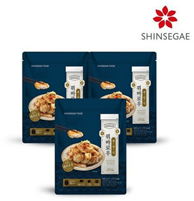 신세계푸드 [T] [신세계푸드] 호텔컬렉션 북경식 꿔바로우, 3개, 600g