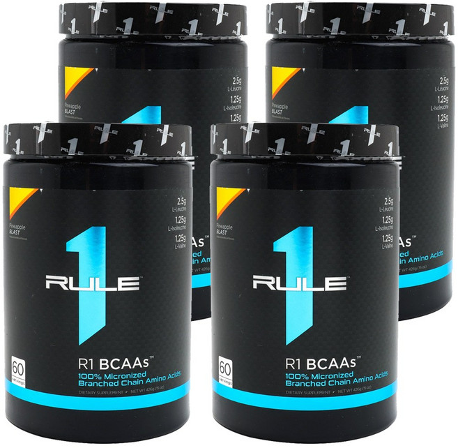 룰원 R1 BCAA 파인애플 블래스트, 4개
