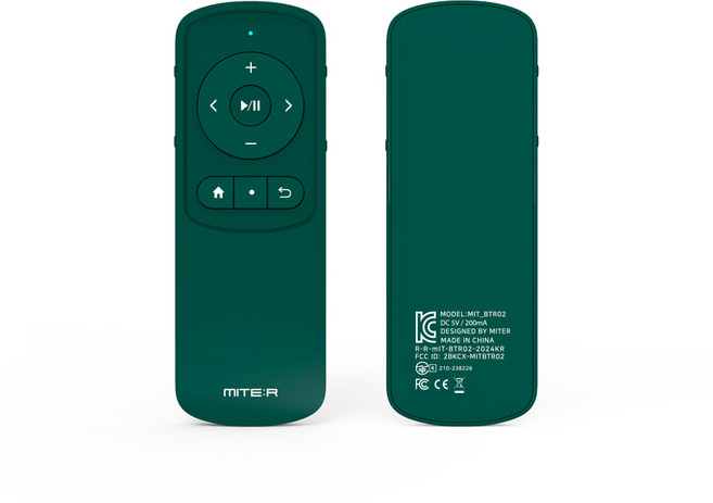미테르 블루투스 리모컨 RM1, 1개, 그린