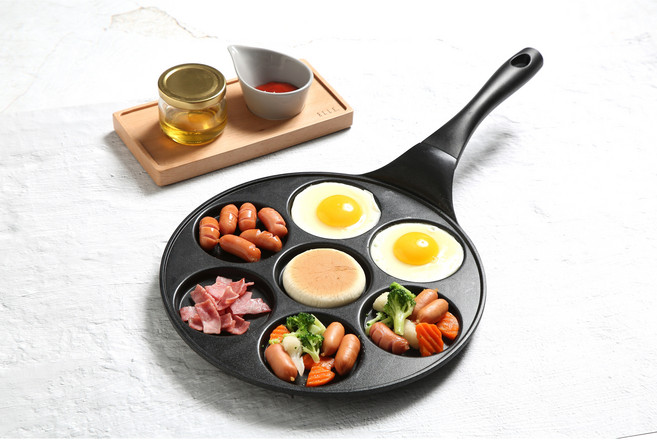 셰프라인 논스틱 에그팬 7구, 1개, 28cm