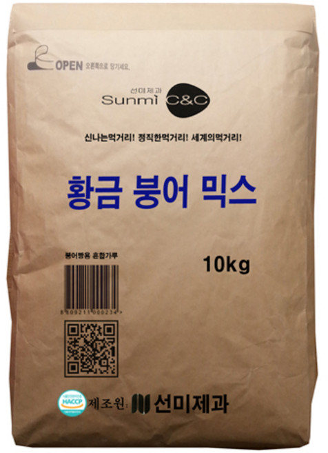 [선미c&c] 붕어빵믹스 10kg, 1개