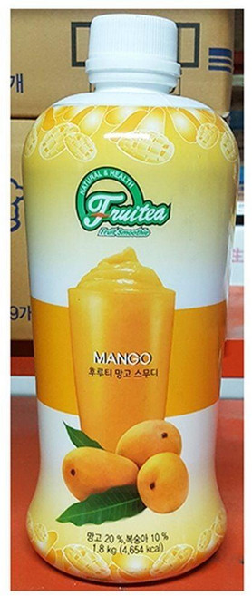 망고스무디 식자재 세미 식당 업소용 후루티 1.8kg, 1개