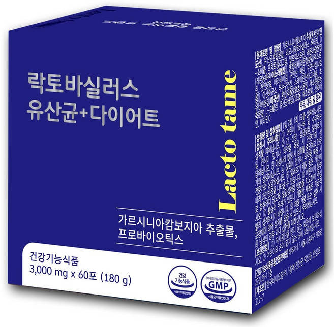 락토테미 락토바실러스 유산균다이어트, 180g, 2개