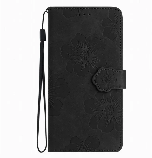 귀여운 꽃무늬 모토로라 G8 엣지 40 네오 50 프로 60 퓨전 70 스타일러스 씽크폰 25 원 액션 월렛 스탠드, 02 모토로라 모토 G8, 02 Black OC