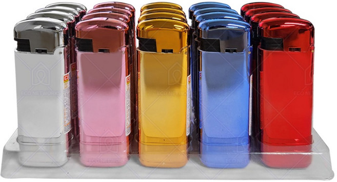 유광메탈 토치 터보라이타 캠핑용 편의점용, 20개, 5색