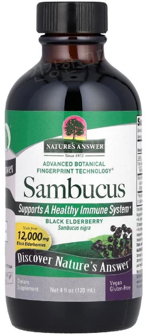 네이쳐스엔서 삼부커스 블랙 엘더베리 12000mg 120ml, 118.294ml, 1개 - 쿠팡