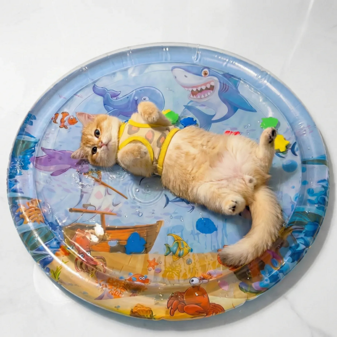 GSOUND 고양이 강아지 쿨매트 온매트 반려동물쿠션 방석, 1개, 블루