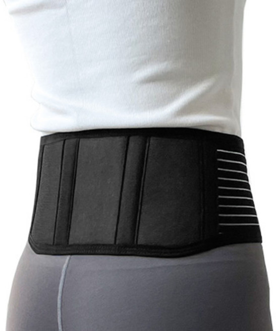 직장인 학생 요통 황동 자석 허리벨트 자기벨트 허리압박대, 1개