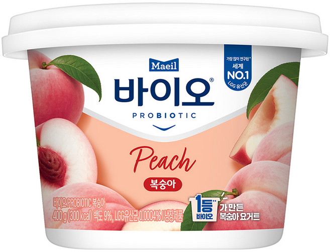 매일 바이오 PROBIOTIC 복숭아 요거트, 1개, 400g