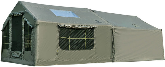 AISUNSS 아이순스 에어텐트 9평 캠핑텐트 원터치텐트 감성 글램핑 텐트 가족텐트 거실형, 3-4인용 타프 모델, 그린