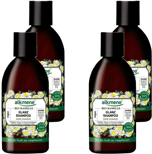 alkmene 歐珂蔓 亮澤洗髮露 洋甘菊, 250ml, 4瓶