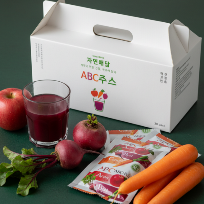 자연애담 맛있는 ABC주스 사과 당근 비트 에이비씨, 100ml, 30개