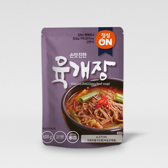 Fresh 초원식품 간편조리 즉석탕 육개장, 600g, 3개