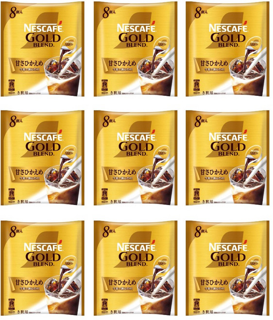 네슬레 네스카페 골드 블렌드 포션, 9개, 7개입, 7g