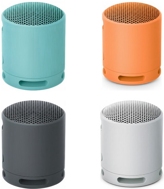 소니 휴대용 블루투스 스피커, SRS-XB100, 오렌지