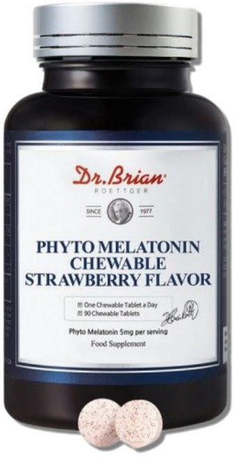 불면 고민 여행 시차 적응 멜라토닌 스트로베리 츄어블 간편 섭취 90정