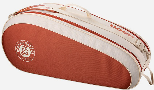 윌슨 2025 롤랑가로스 TEAM 테니스 라켓 가방 백팩 6PK WR8045401001, 1개