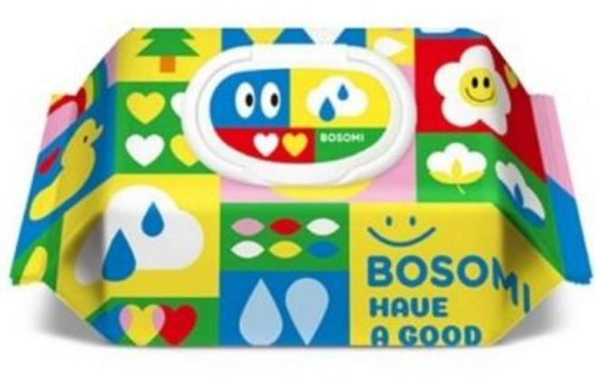 [보솜이] 펀앤플레이 아기물티슈 캡 70매 1팩, 65g, 79매, 1개