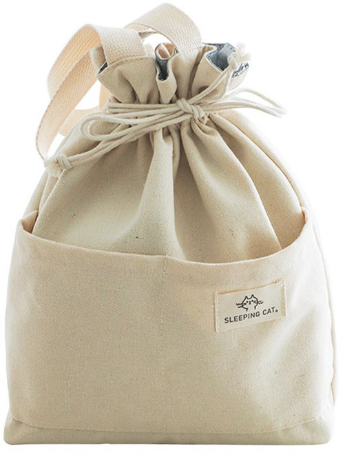 긱보드 피크닉 런치 간단 보온보냉 스트링 가방, 1개