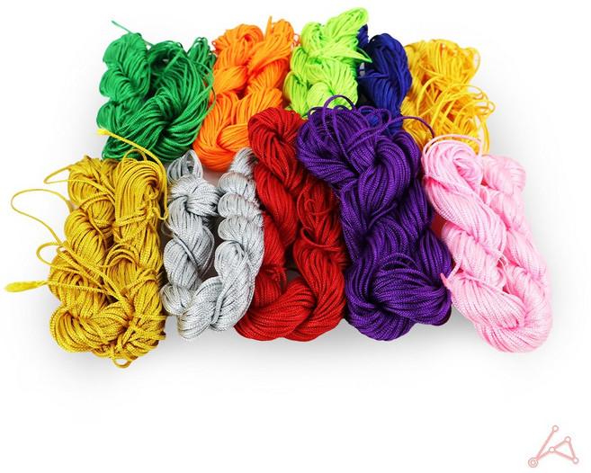 wizimall 매듭실 1mm 팔찌실, 파랑