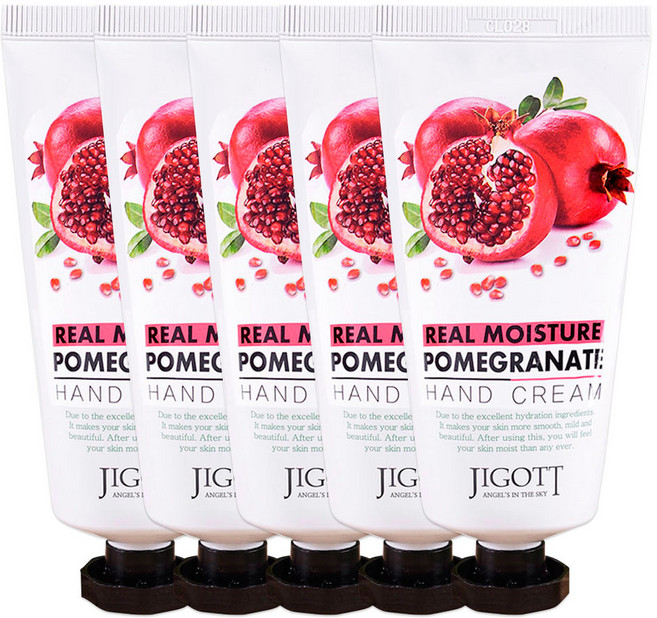 지고트 리얼 모이스처 석류 핸드크림, 5개, 100ml