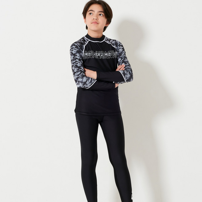 엘인보아 주니어 래쉬가드 샤크레오파드 9부_EUC208