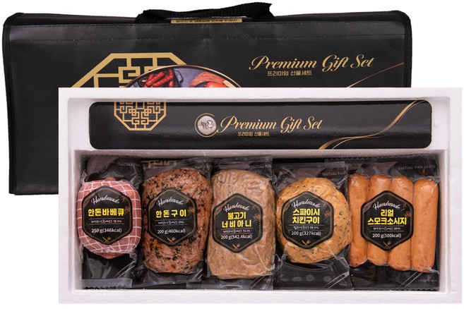 명절선물세트 추석 설 수제햄선물세트 햇살푸드 명작시리즈, 1세트, [5]감사 수제햄 1호, 1.05kg